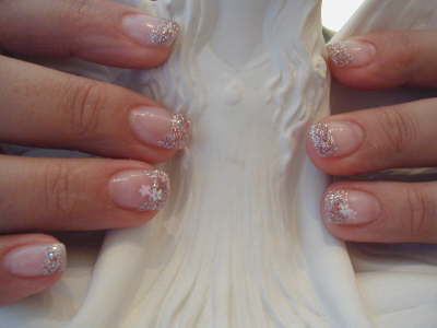 Nail-glitzer- blumen 